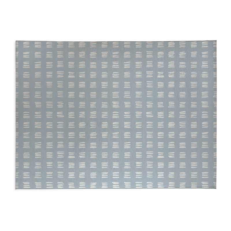 Dash Lightweight Non-Slip Kitchen Mat, Slate Blue, Rectangle 2' x 3'