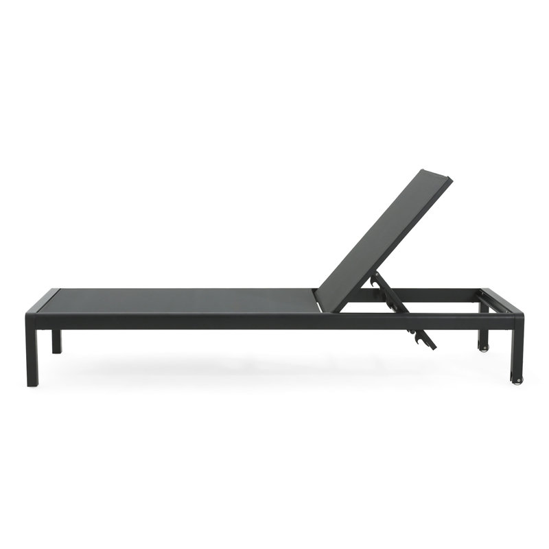 Cape Coral Kd Chaise Lounge Blk, Gray