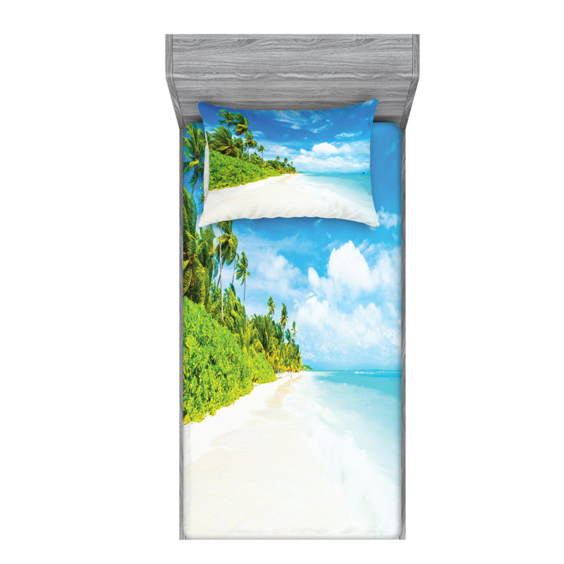 Microfiber Sheet Set, Twin XL Sheet Set with Fitted Sheet