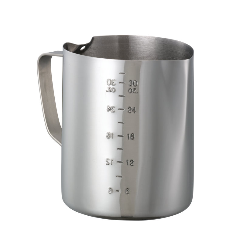 Pichet pour faire mousser le lait, H 6 po x l 4,81 po x P 4 po