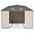 10X12 Ft Outdoor Storage Shed, Heavy Duty Rust-Resistant Steel Tool Shed With Floor Frame Kit-121499270