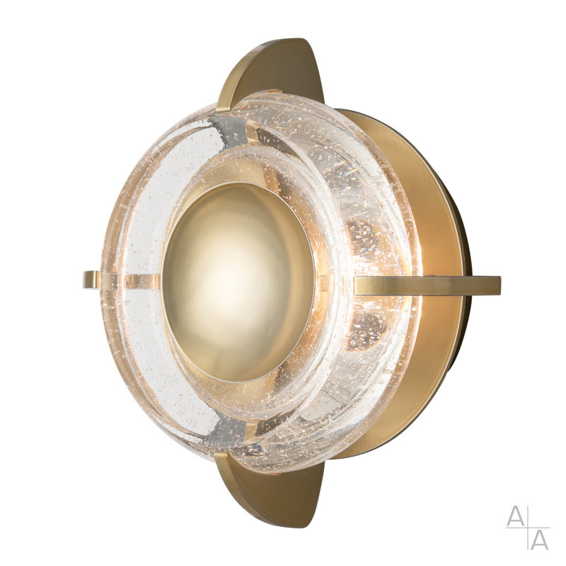 Lustra Flush Mount, Modern Brass