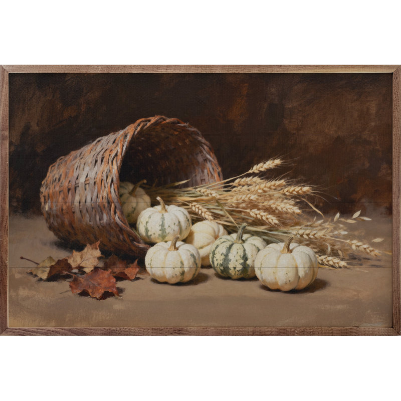 Spilled Pumpkin Basket, H 16 po x l 24 po