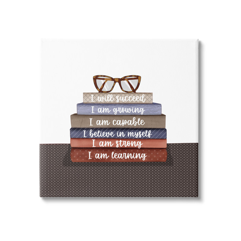 30" x 30" Multicolor Motivational Quote Canvas Print