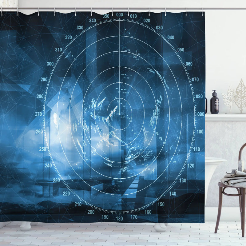 Shower Curtain Set + Hooks, 69" H x 105" W