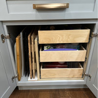 Mckillip Triple 4 Drawer Pull Out Rebrilliant Size: 19 H x 14.5 W x 22 D