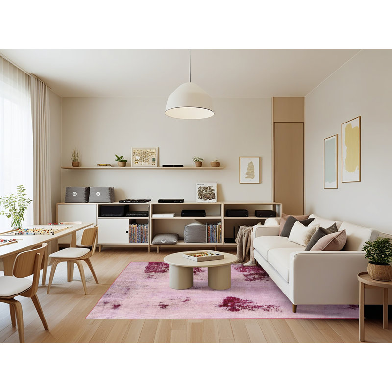 Tapis abstrait moderne 2018, Rectangle 7 pi x 9 pi