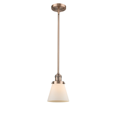 Luminaire suspendu conique à 1 lumière Milardo