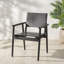 Hutson Leather Upholstered Dining Arm Chair-1681677702