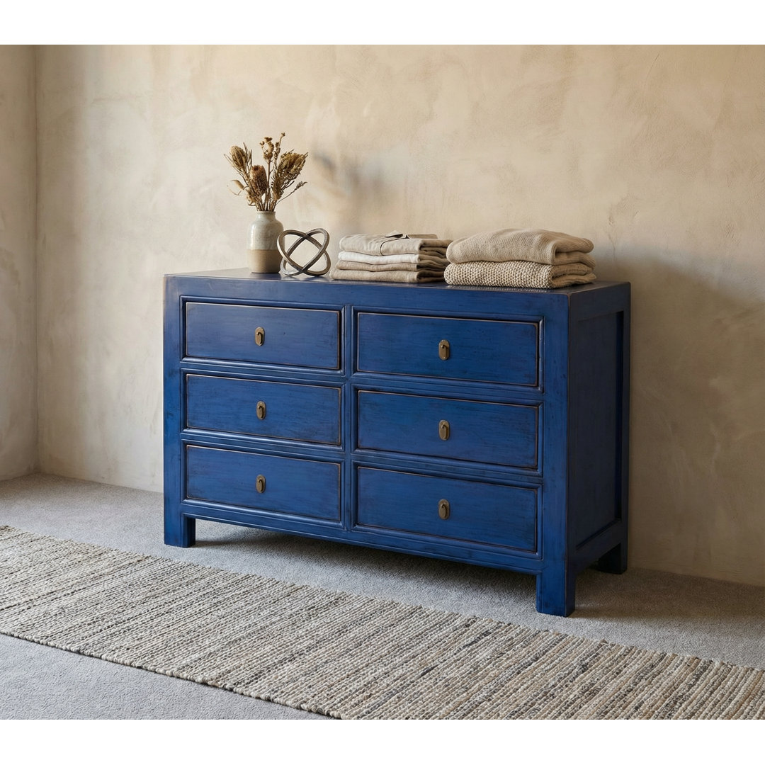 120cm W 6 - Drawer Chest of Drawers