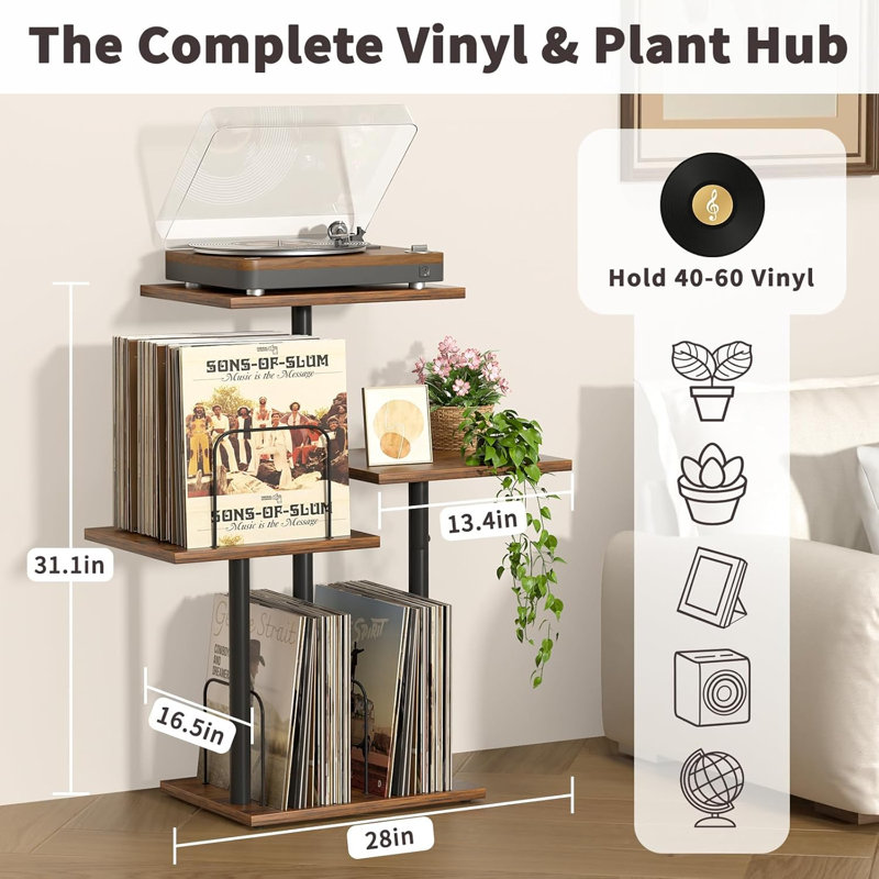 Support pour tourne-disque Botanical