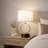 Mid Century Modern Bronze Bedside Table Lamp