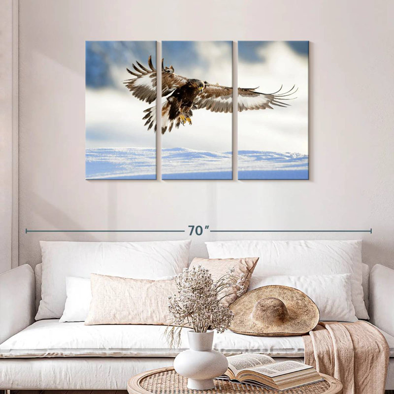 Brampt Norwegian Golden Eagle, 28" H x 45" W