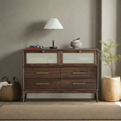 Retro Short Solid Wood Accent Cabinet Solid Wood Accent Cabinet