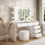 Amarys Dressing Table Matte with Mirror
