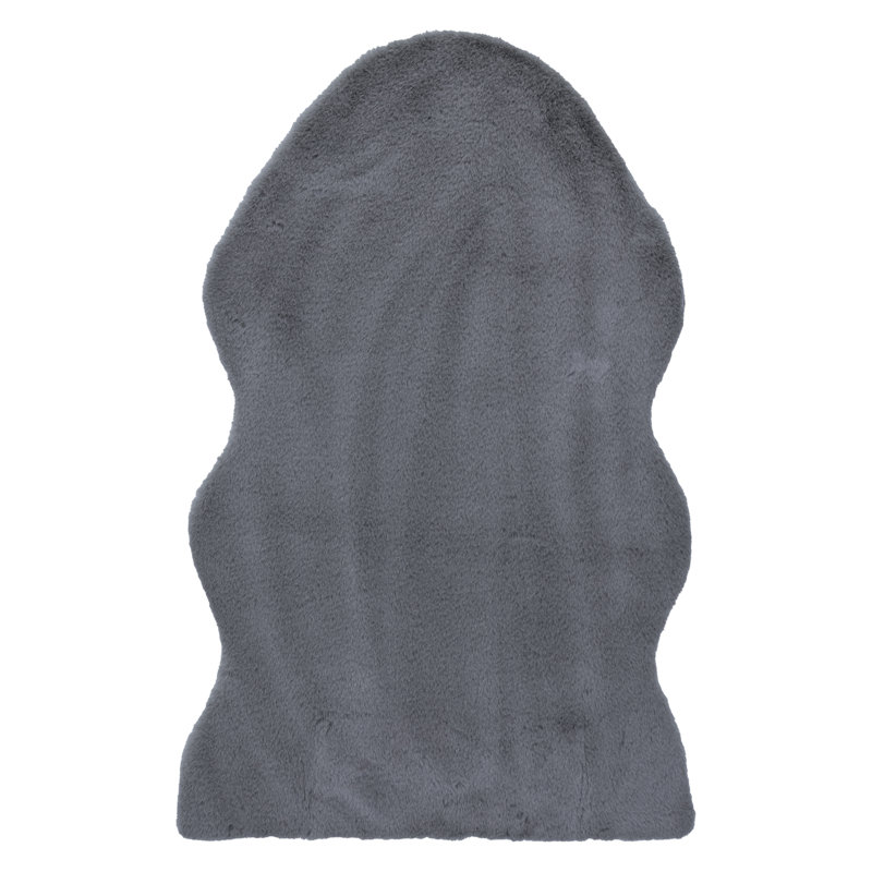 Machine Tufted 60cm X 90cm Area Rug, Grey