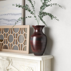 Burleigh 14" Glazed Bamboo Table Vase
