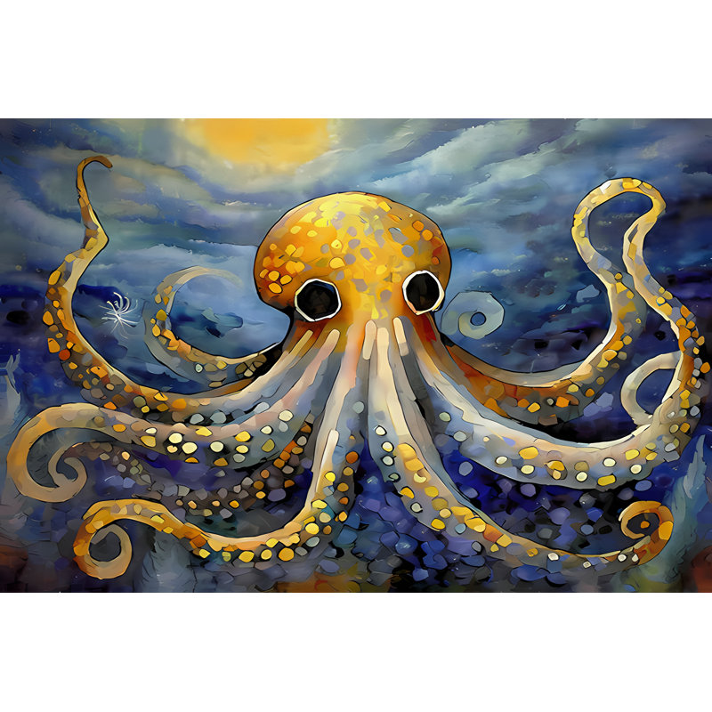Octopus Garden, 40" H x 60" W