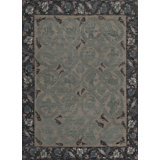 Classic Hand Knotted Geometric Shapes Area Rug