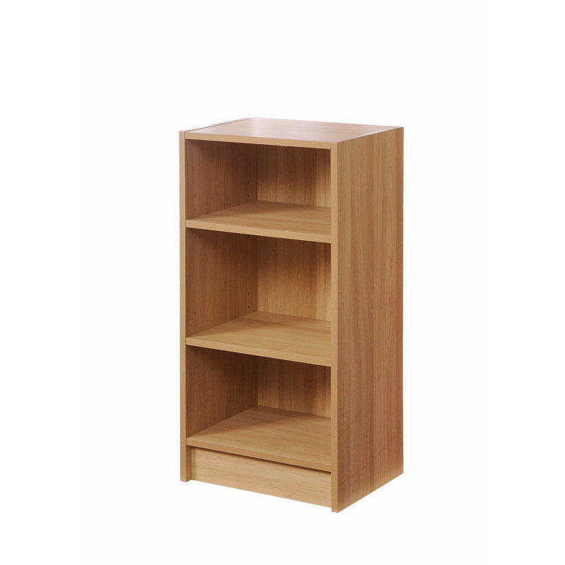 Zaira 80cm H x 40cm W Standard Bookcase, 80cm H x 40cm W x 30cm D, Yellow Oak