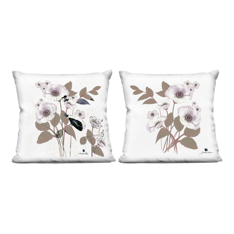 Ensemble de coussins décoratifs imprimés 2 pièces