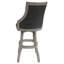 Tabouret de bar et de comptoir pivotant Irminger-643127360