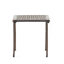 Table d'appoint en aluminium, ensemble de 2