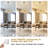 12-Light Gold Circular Chandelier with Staggered Faceted Crystal Sticks – Modern Glam Pendant Lighting for Dining Room & Living Room-1269015601-1269015604