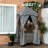 Outsunny 34.25'' W Water Resistant Wicker Towel Valet with Wheels-83205769