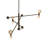 Emelya 3 - Light Dimmable Geometric Chandelier