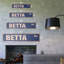 Betta Street Sign Aluminum 6" X 24"