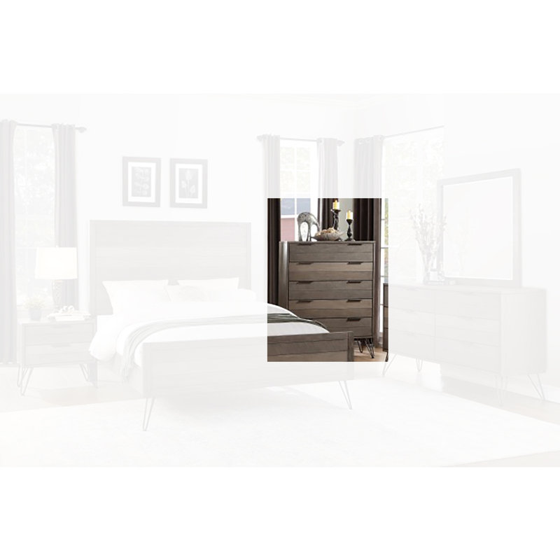 Commode 5 tiroirs Inacio