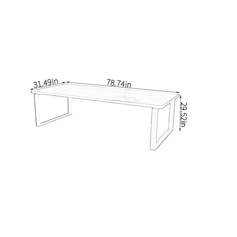 Apryle, H 29,52 po x L 78,74 po x l 31,49 po