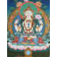 Thangka sans tibétain Chenrezig (Avalokiteshvara)