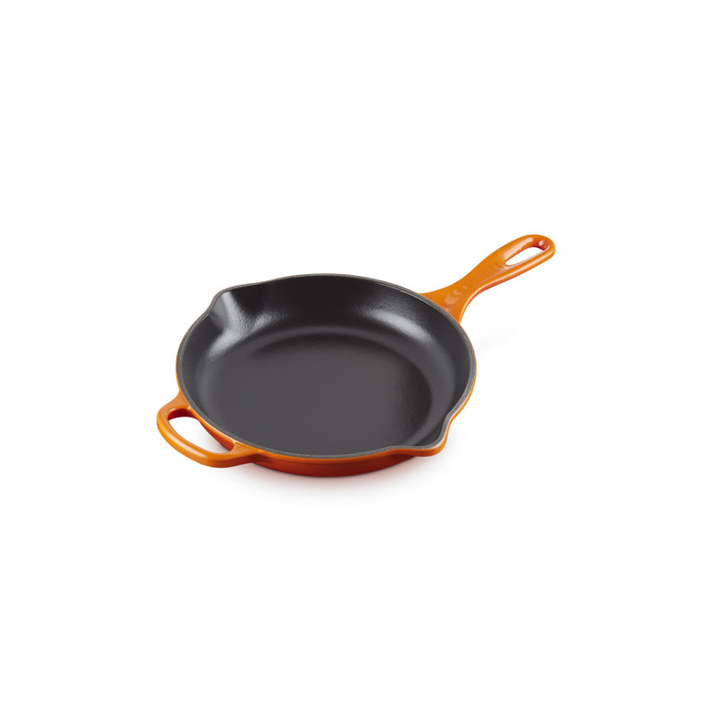 Le Creuset Enameled Cast Iron Skillet, Flame