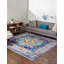Tapis oriental bleu / noir / orange Sonja-906966172