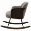 Chaise berçante rembourrée avec pieds en métal-1515607277