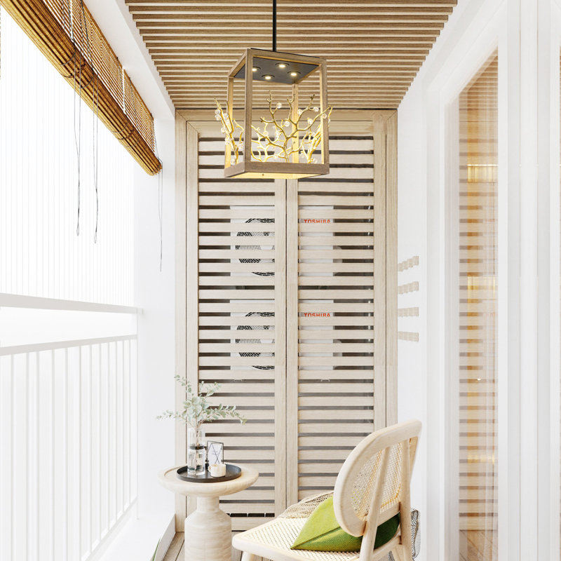 4 -Light Lantern Square / Rectangle Chandelier