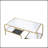 Mirrored & Gold Finish Coffee Table