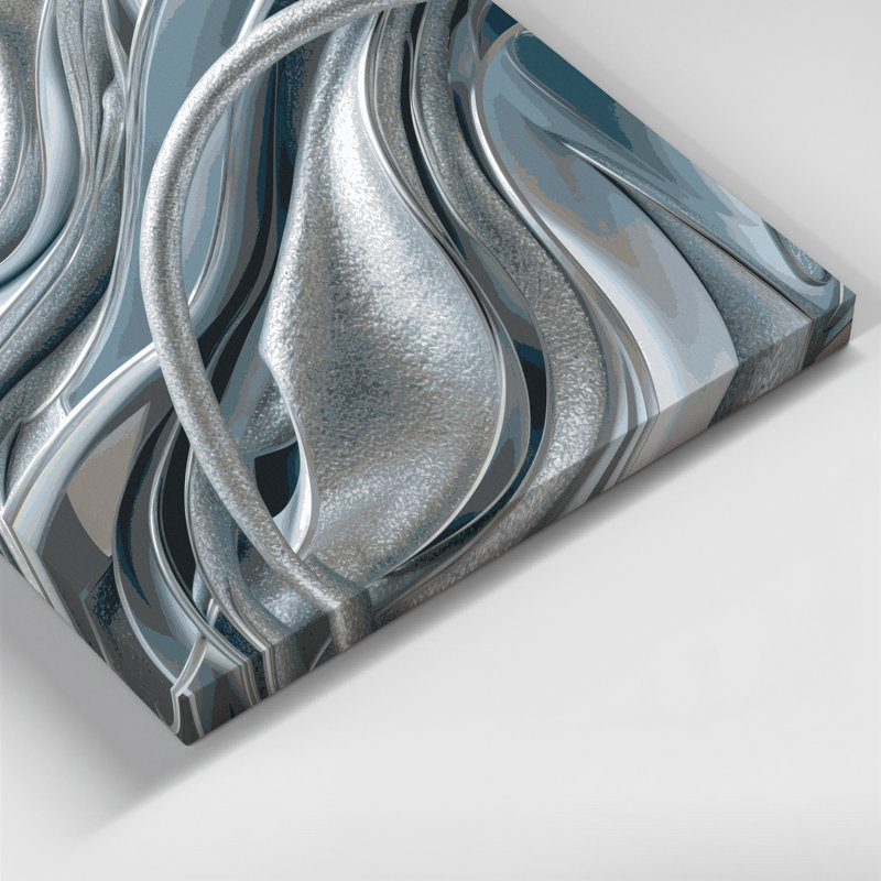 Art mural sur toile Biomorphic Abstraction 93, H 24 po x l 36 po