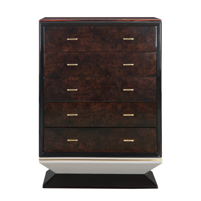 Modern Contemporary 5-Drawer Storage Chest,for Bedroom, Living Room, Hallway