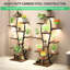 Support pour plante en forme de vase en métal avec plusieurs lumières de croissance à DEL, idéal pour le jardinage intérieur à la maison, effet décoratif en forme d'arbre, affichage élégant et simple