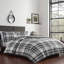 Ensemble de couette réversible en coton à carreaux Eddie Bauer-1079322790-1143081302