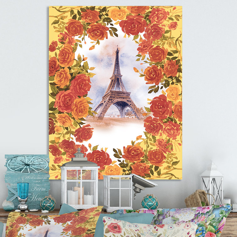 House of Hampton® Summer Paris France Eiffel Tower IV On Canvas ...