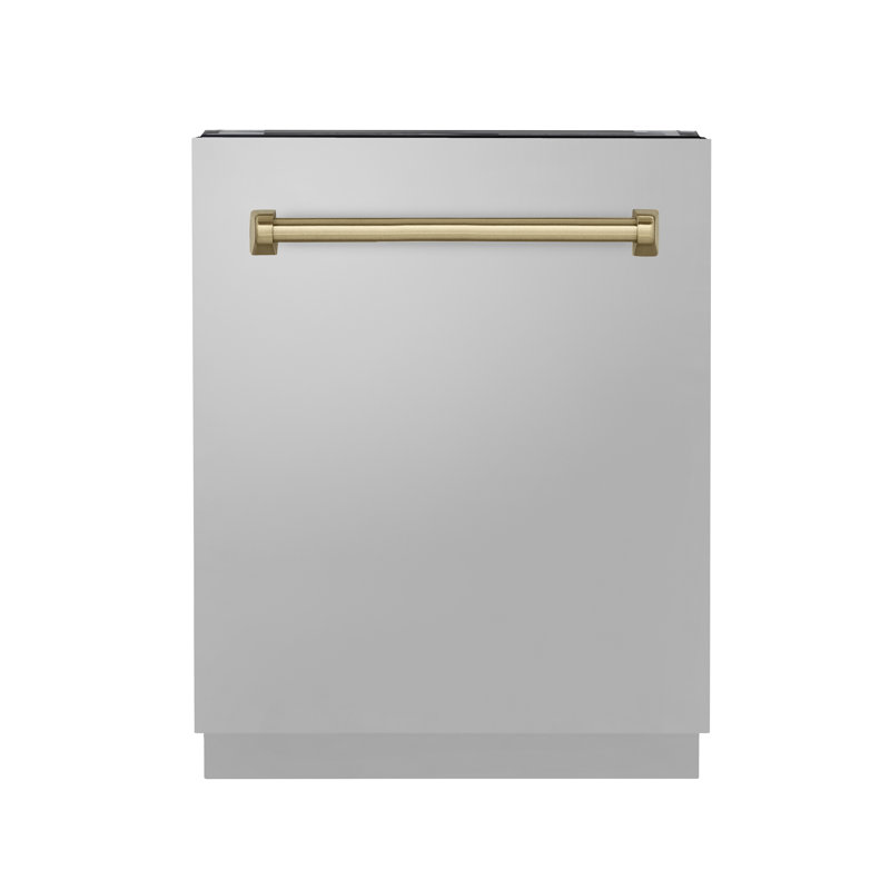 Zline Autograph Edition 24" 51 dBA Built-In Button Control Dishwasher, Bronze