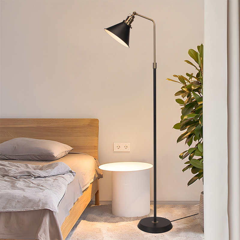 HonoDing 58" Black Floor Lamp,No Bulb