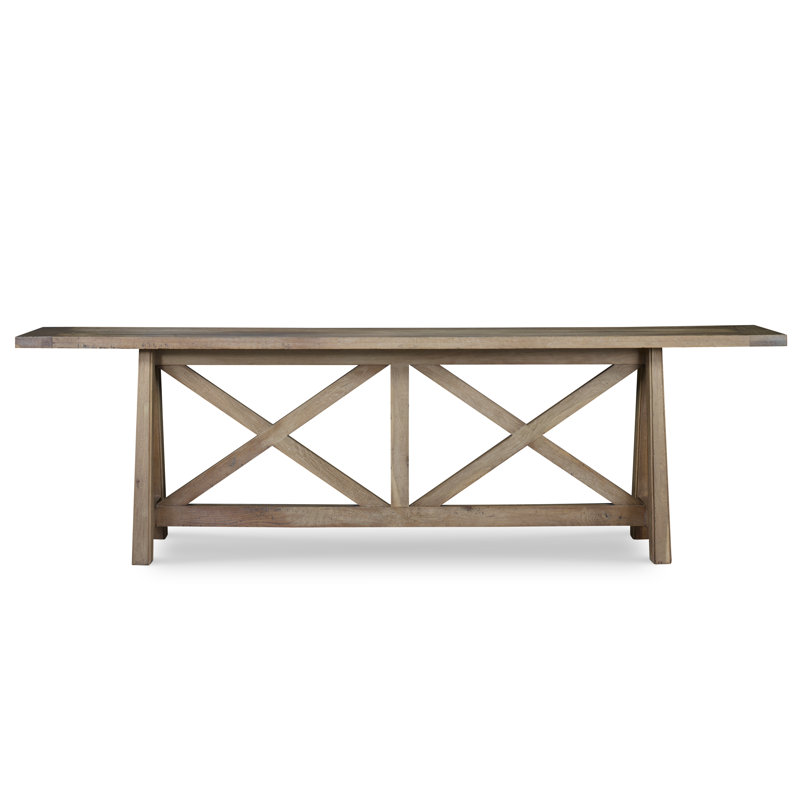 Wilkes 123'' W Solid Wood Console Table