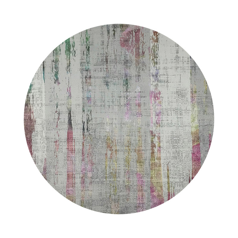Birch Holiday Vegan Leather Round Coasters, Richesse