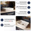 DeerValley 505 x 340 x 110mm Ceramic Rectangular Countertop Basin Bathroom Sink-1119183692