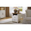 Demitrus 4 - Drawer End Table and Built-In Outlets, Black-744644165